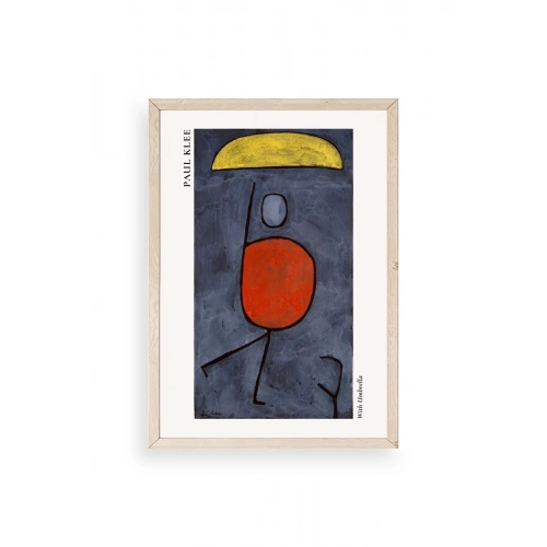 Paul Klee Ahşap Çerçeveli Tablo 30 x 42