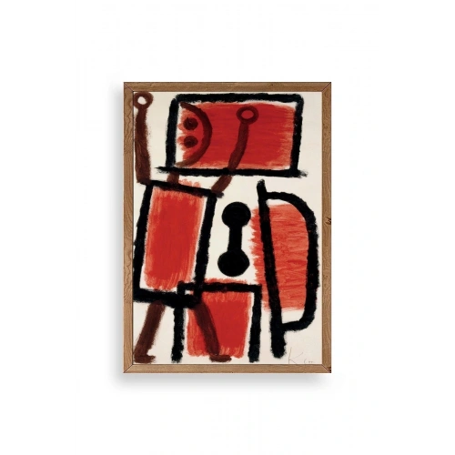 Paul Klee Ahşap Çerçeveli Tablo 30 x 42