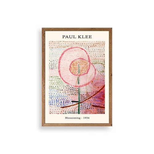 Paul Klee Ahşap Çerçeveli Tablo 50 x 70