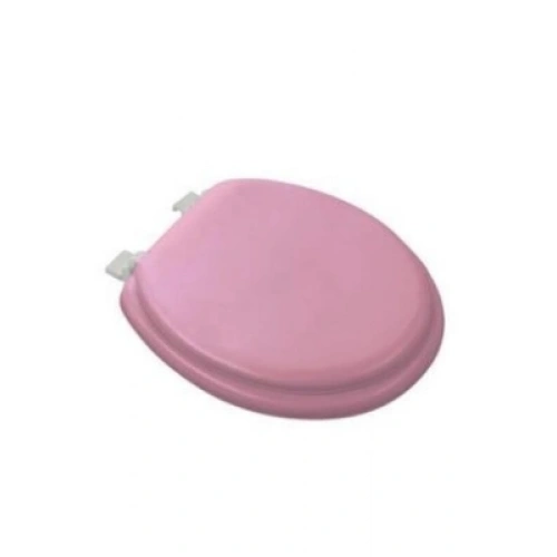 PINK SOFT TOILET SEAT COVER BIG PUFF 42x41 cm (5365)