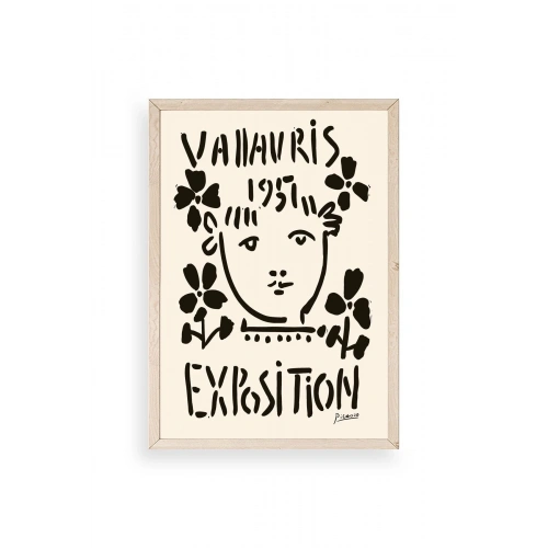 Picasso Ahşap Çerçeveli Tablo 23 x 30