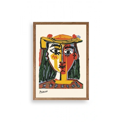 Picasso Ahşap Çerçeveli Tablo 50 x 70