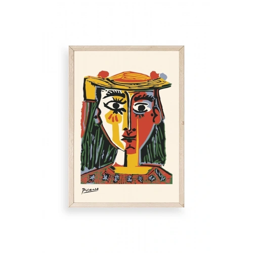 Picasso Ahşap Çerçeveli Tablo 50 x 70