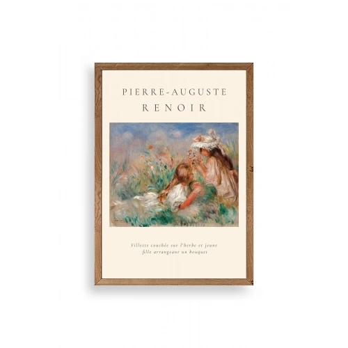 Pierre-Aguste Renoir Ahşap Çerçeveli Tablo 17 x 23