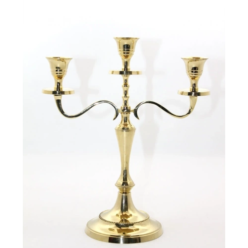 Brass 3-Light Candelabra Model 1