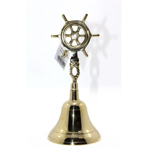 Медный колокол с рулевой ручкой