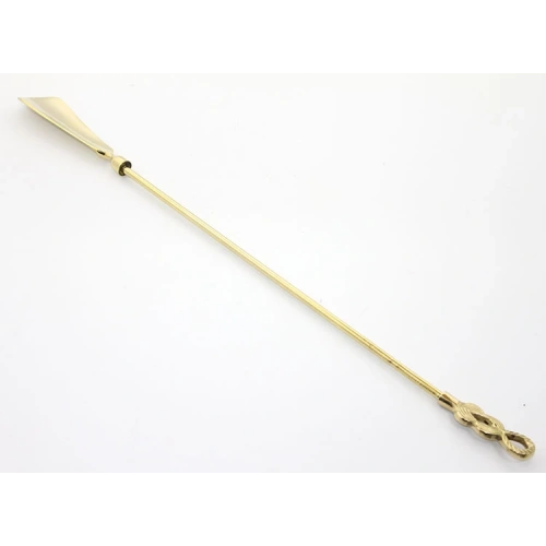 Brass Shoe Horn Model 11