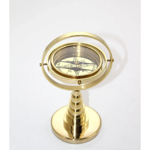 بوصلة مكتبية من النحاس الجاز بنموذج 1