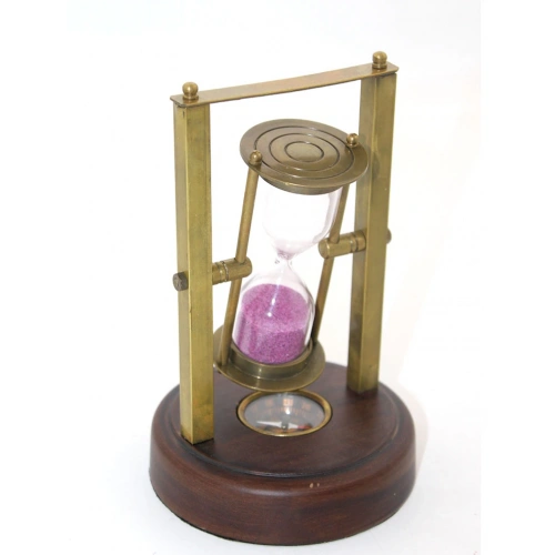 Brass Compass Sand Clock Model 7