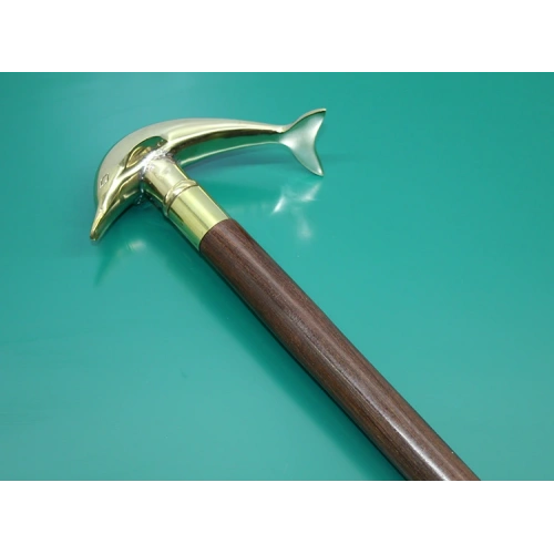 Pirinç Yunus Balıklı Baston