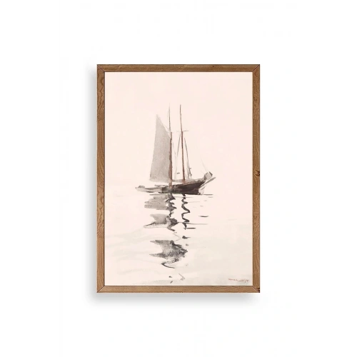 Plakaty Palma Ahşap Çerçeveli Tablo 30 x 42