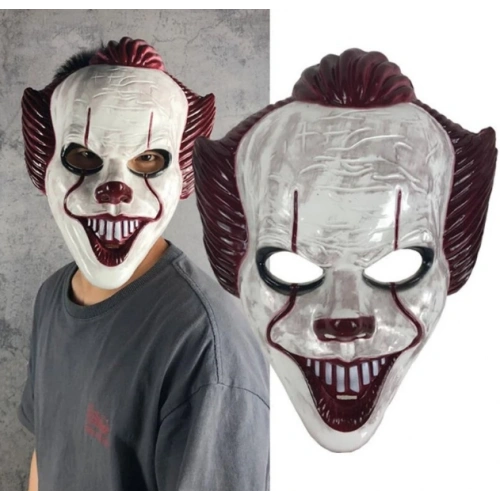 Plastik Joker Maskesi Killer Palyaço Maskesi (5365)