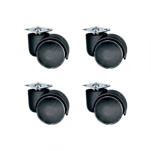 Plastik Tablalı Teker 50mm 4 Adet Ofis Kullanımı