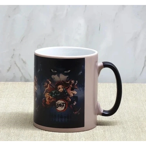 Porselen Renk Değiştiren Demon Slayer Kupa Bardak Aalk380