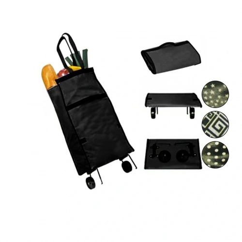 PORTABLE FOLDABLE SHOPPING CART 75X35