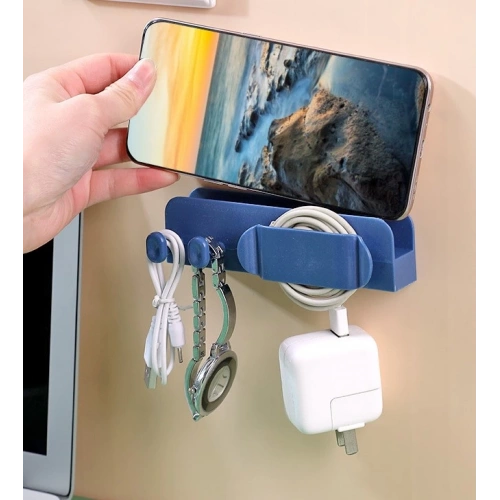 Pratik Kablo Düzenleyici ve Telefon Şarj Standı (5365)