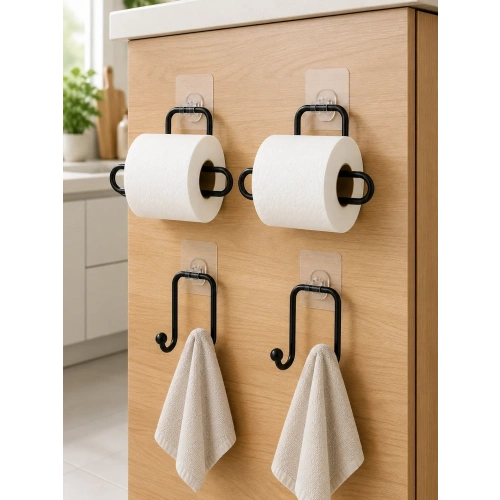 Pratik Yapışkanlı Banyo Düzenleme Seti 4 Parça