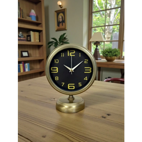 Prestij Vinatge 25 x 20 Cm Metal Masa Saati