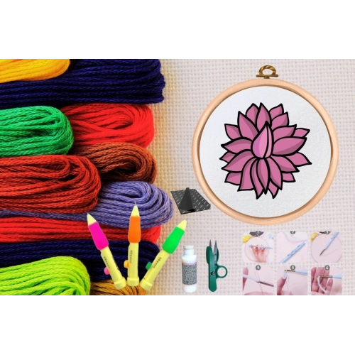 Punch Seti Nakış Seti Kasnaklı Kendin Yap Seti Seri 37