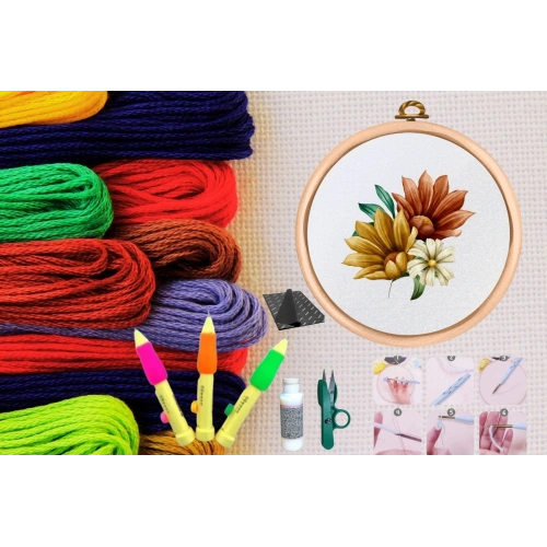 Punch Seti Nakış Seti Kasnaklı Kendin Yap Seti Seri 40