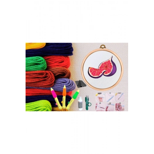 Punch Seti Nakış Seti Kasnaklı Kendin Yap Seti Seri 5