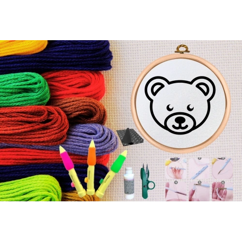 Punch Seti Nakış Seti Kasnaklı Kendin Yap Seti Seri 60