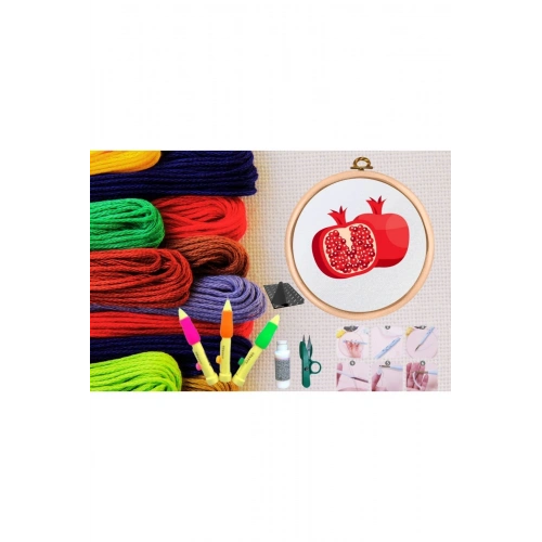 Punch Seti Nakış Seti Kasnaklı Kendin Yap Seti Seri 7