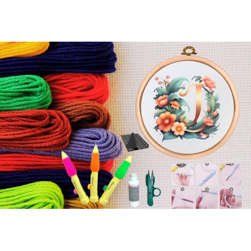 Punch Seti Nakış Seti Kasnaklı Kendin Yap Seti Seri 73