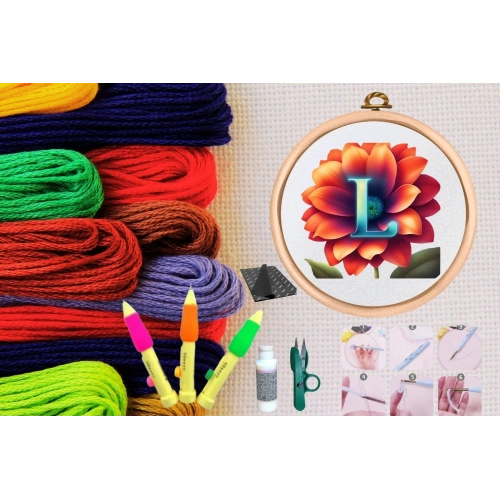 Punch Seti Nakış Seti Kasnaklı Kendin Yap Seti Seri 79