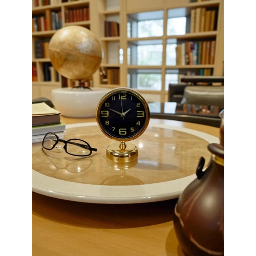 Pure Gold 25 x 20 Cm Metal Masa Saati