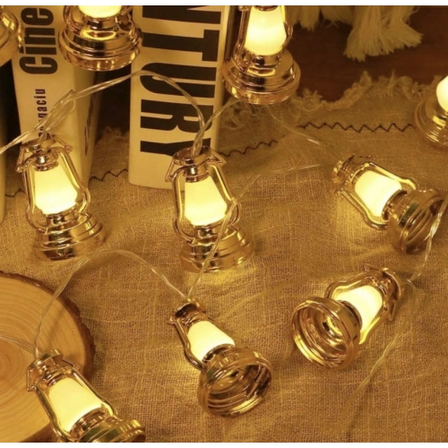 Ramazan Kandili Desenli 2 Metre 10 LED Dekoratif Işık