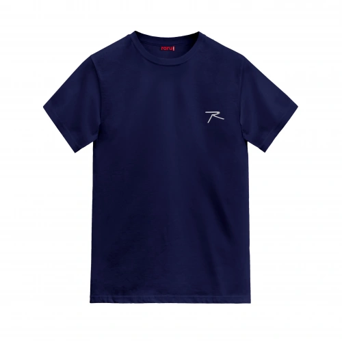 100% Cotton T-Shirt AGNITIO NAVY
