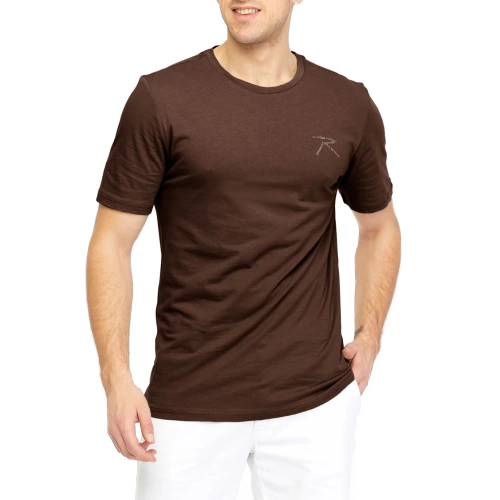 %100 Pamuk T-Shirt PATEO KAHVERENGİ