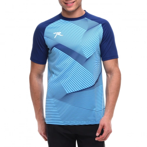 Unisex Digital Printed T-Shirt JUSTA TURQUOISE