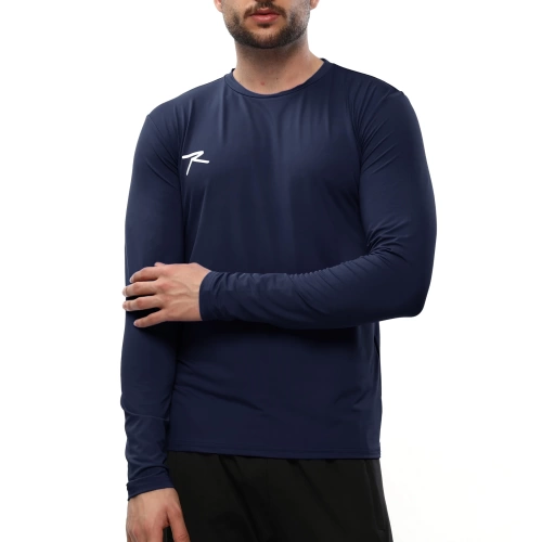 Uzun Kollu T-Shirt LAUS LACİVERT
