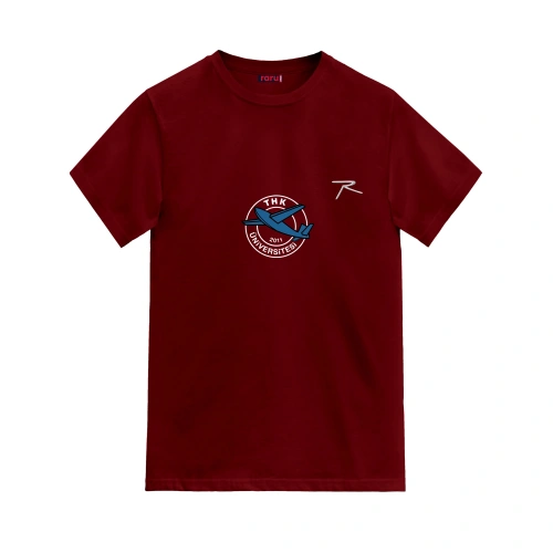 %100 Cotton T-Shirt AGNITIO BURGUNDY
