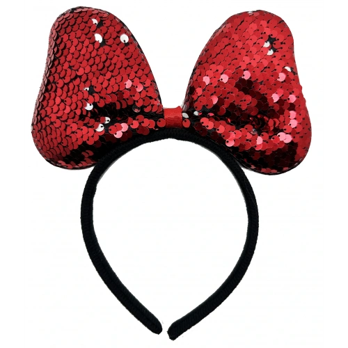 Color Changing Sequined Bow Party Crown