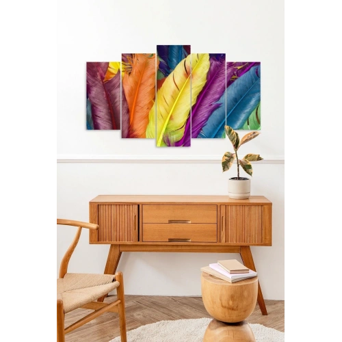 Renkler 5 Parçalı Mdf Tablo 60 x 100