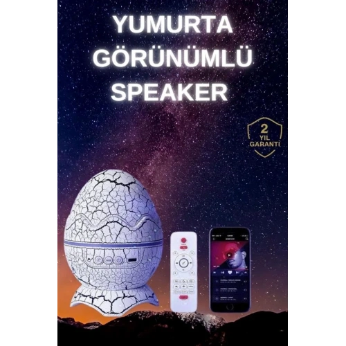 Renkli Su Dalgalı Bluetooth Speaker Lamba 14 Renkli Gece Lambası