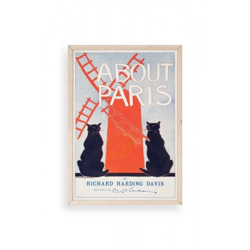 Richard Harding Davis Ahşap Çerçeveli Tablo 17 x 23