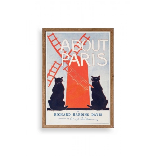 Richard Harding Davis Ahşap Çerçeveli Tablo 30 x 42