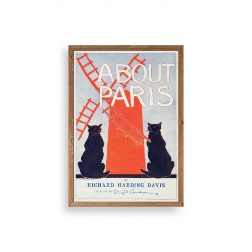 Richard Harding Davis Ahşap Çerçeveli Tablo 30 x 42