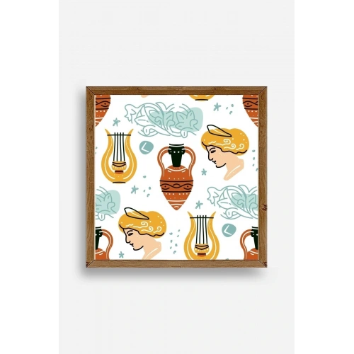 Roma Ahşap Çerçeveli Tablo 50 x 50