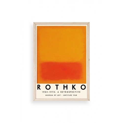 Rothko Ahşap Çerçeveli Tablo 17 x 23