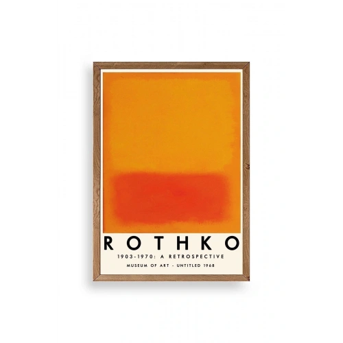 Rothko Ahşap Çerçeveli Tablo 23 x 30