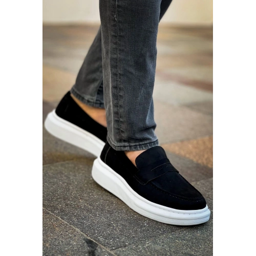 RS615 - Lüx Süet Erkek Ayakkabı SIYAH