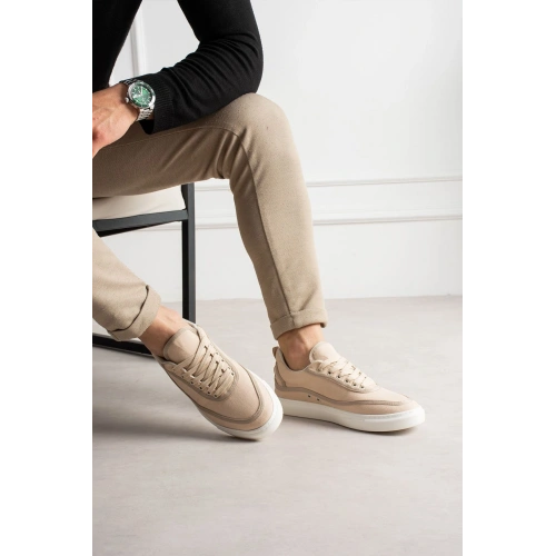 RS625 - Keten Erkek Spor Ayakkabı BEJ/BEJ