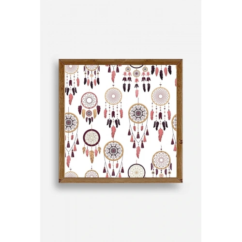 Rüya Kapanı Ahşap Çerçeveli Tablo 42 x 42