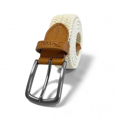 R.WAY Rubber Strap BELT BEIGE