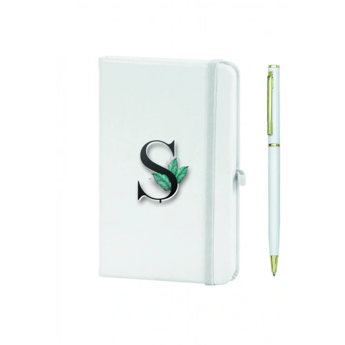 Ş Harfi Çiçek Baskılı Defter